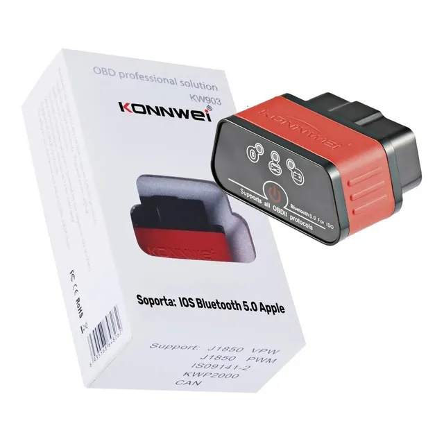 Escaner Automotriz Konnwei Kw903 Bluetooth Para iPhone iPad
