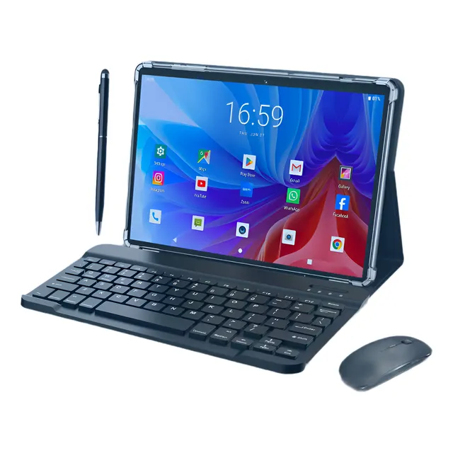 Tableta 2 In 1 Android 12 Memoria 6 /128gb, Pantalla Ips