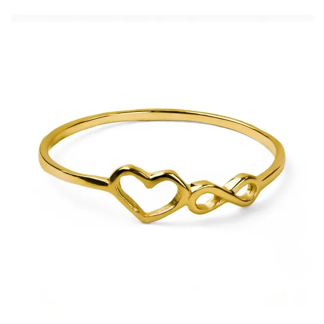 Anillo Dama Oro 18 Quilates, Infinity Heart