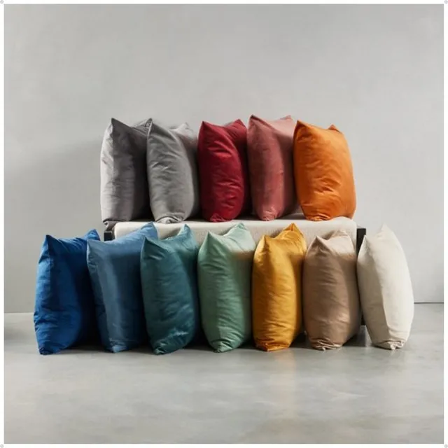 Kit 2 Capas De Almofada Suede Aveludada  45x45 Decoração