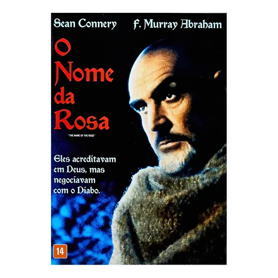Dvd O Nome Da Rosa Sean Connery - Original (lacrado)