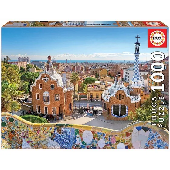 Rompecabezas 1000 Pz Vista Barcelona Parc Güell Educa 17966