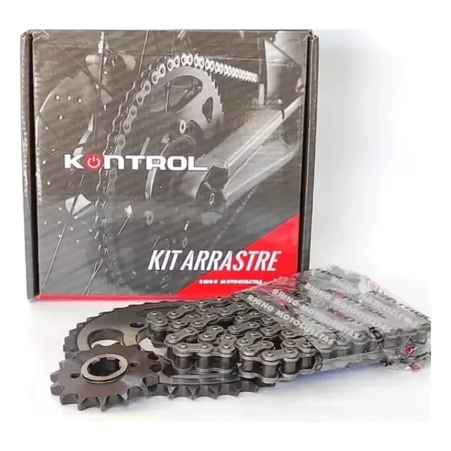 Kit De Arrastre Para Yamaha Fz150 Fz-s Reforzado Orginal Kn