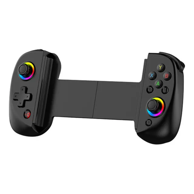 Control Joystick Gamepad Rgb Para iPhone Android Switch Color Negro