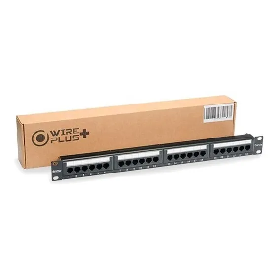 Patch Panel 24 Cat5 Puertos Rack Servidor Redes