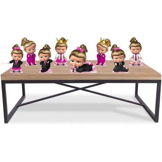 Kit Festa Poderosa Chefinha - 8 De Mesa - Para Decoração