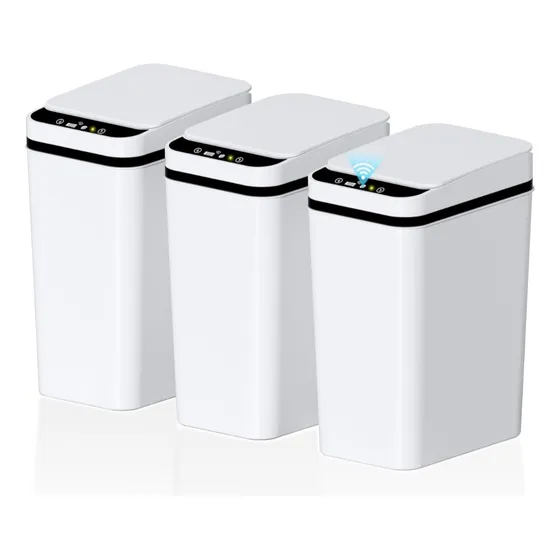 Papelera Basura Baño Tapa Automática 2.6galones Sin Contacto