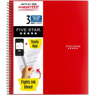 Libreta Profesional Five Star 150 Hojas, 3 Materias Libreta Profesional Five Star 150 Hojas, 3 Materias