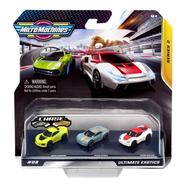Micro Machines Ultímate Exotics Set De 3 Vehículos
