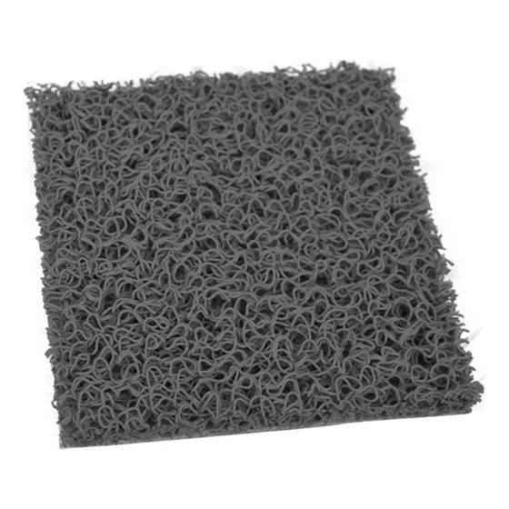 Alfombra Limpiapies Nomad Gris 1.2mt X 12mt X 13mm Gris Oscuro Rizado