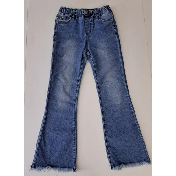 Blue Jeans Niña Shein Acampanado Talla 7
