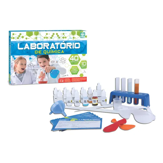 Laboratório de química infantil NIG, 40 experiências