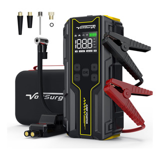 Auto Jump Starter Voltsurge 6000a Peak 12 V Con Compresor De Auto Jump Starter Voltsurge 6000a Peak 12 V Con Compresor De