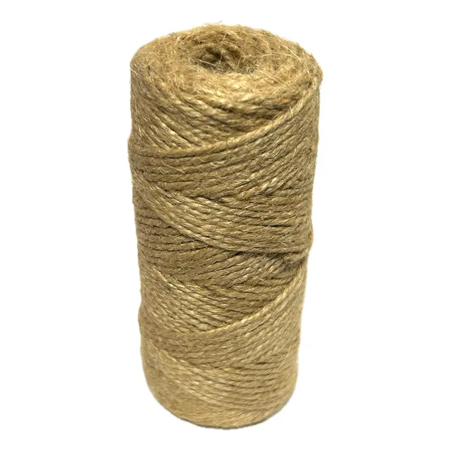 Hilo Yute Ferrestools 2 Mm Cono 50 Metros Color Marrón