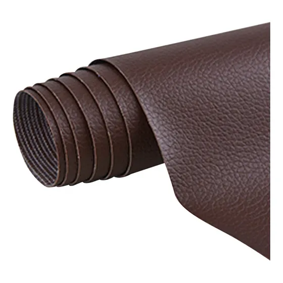 Rollo Cuero Reparación Adhesivo Sillón Sofa 1.37m X 50cm Color Marrón