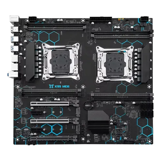 Placa Mae Machinist Md8 X99 Dual Cpu Xeon Ddr4 Lga 2011-3