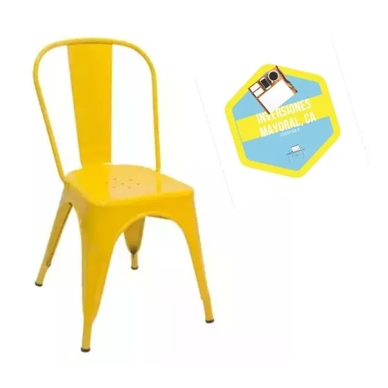 Silla Para Restaurantes O Puesto De Comidas Metal
