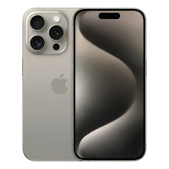 Apple iPhone 15 Pro (256 GB) - Titânio Natural - Excelente (Recondicionado)