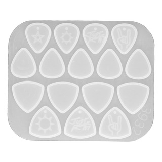 Molde De Silicona Para Bricolaje, Púas De Guitarra Multiusos Molde De Silicona Para Bricolaje, Púas De Guitarra Multiusos
