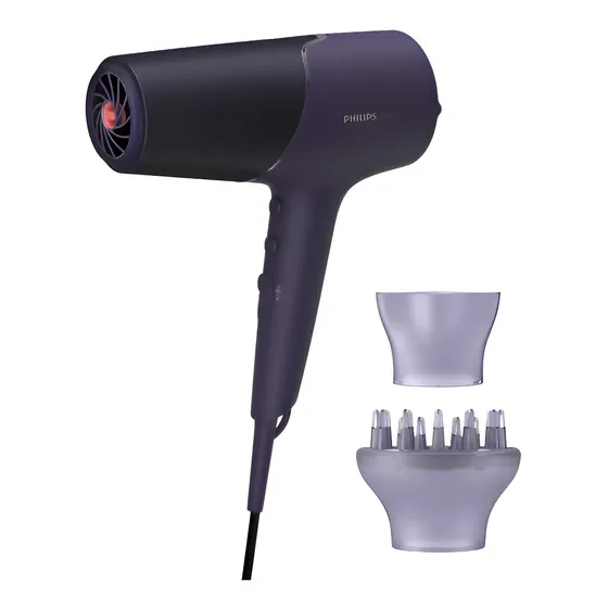 Secador de pelo Philips 5000 Series BHD514\u002F00 morado y metálico 220V - 240V | Cuotas sin interés