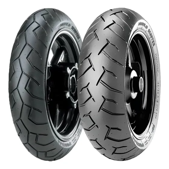 Par Pneu Diablo Scooter 100/90-12 + 110/90-12 Sem Câmara