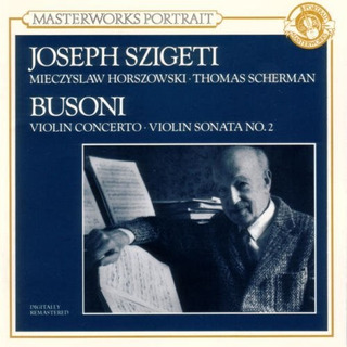 Busoni//szigeti Sonata Para Violín Cd Busoni//szigeti Sonata Para Violín Cd
