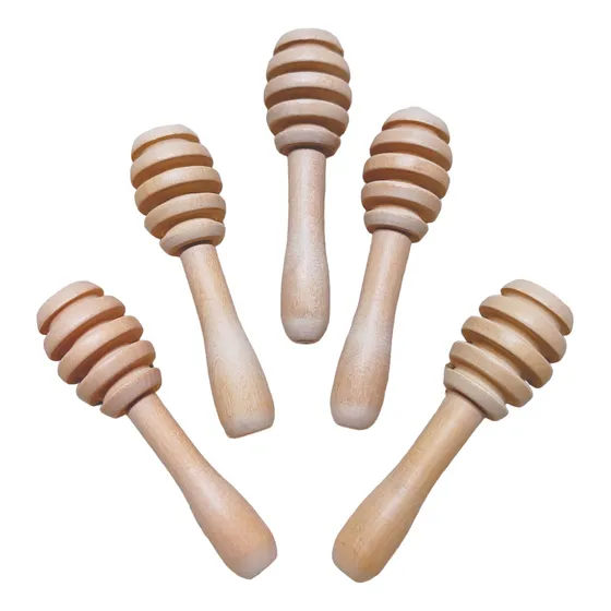 Mini Cucharas De Miel Palitos Mieleros Madera Por Mayor X25 