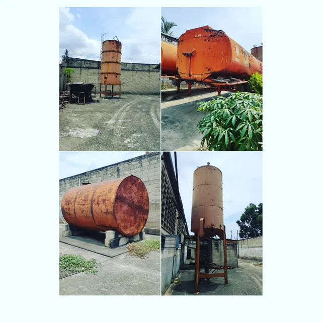 Tanques De Hierro Y Cisterna