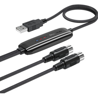 Conversor De Interface Digitallife Usb Para Midi (din De 5 P Conversor De Interface Digitallife Usb Para Midi (din De 5 P