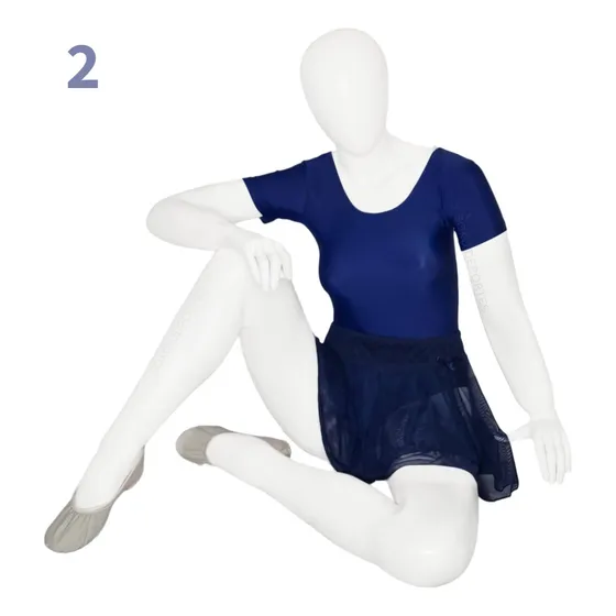 Malla Ballet + Zapatilla Media Punta + Pollerin Danza Soko