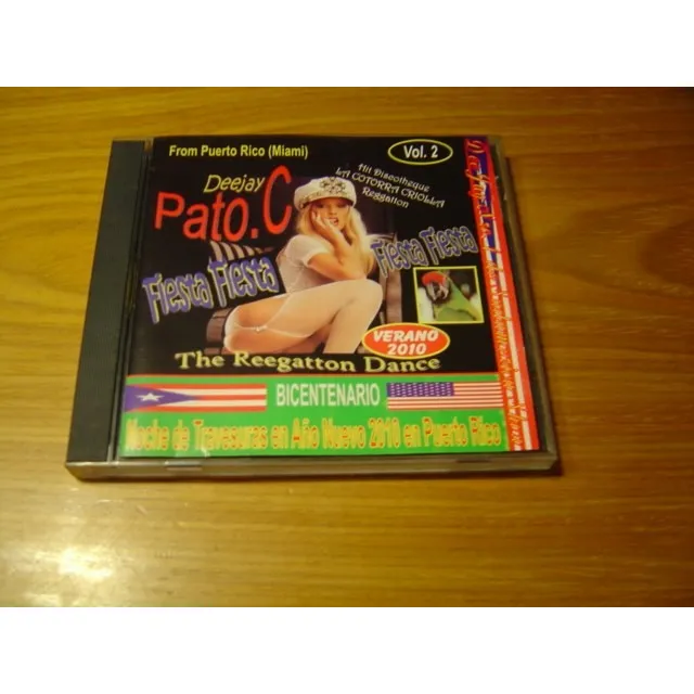 Pato C Hot Fiesta 2010 Cd Dance Enganchado Mix Reggaeton