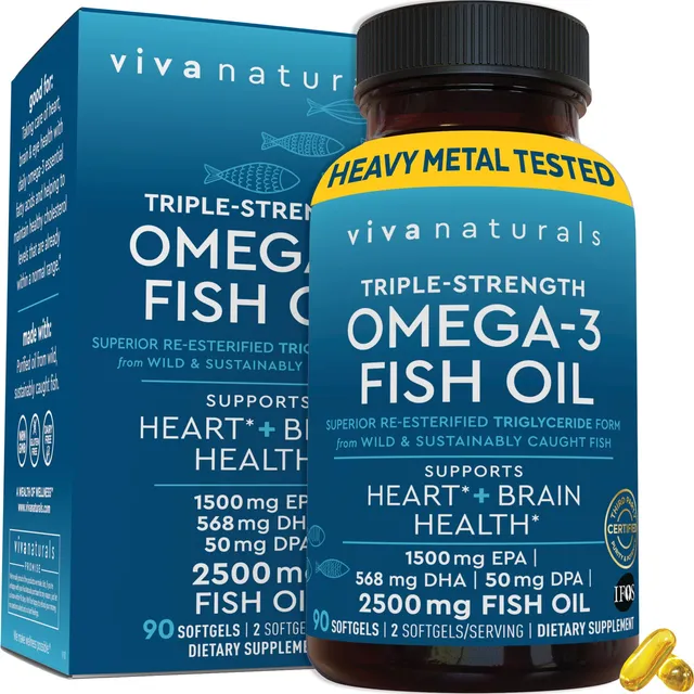 Suplemento De Aceite De Pescado Omega 3 Ultra Strength De Vi