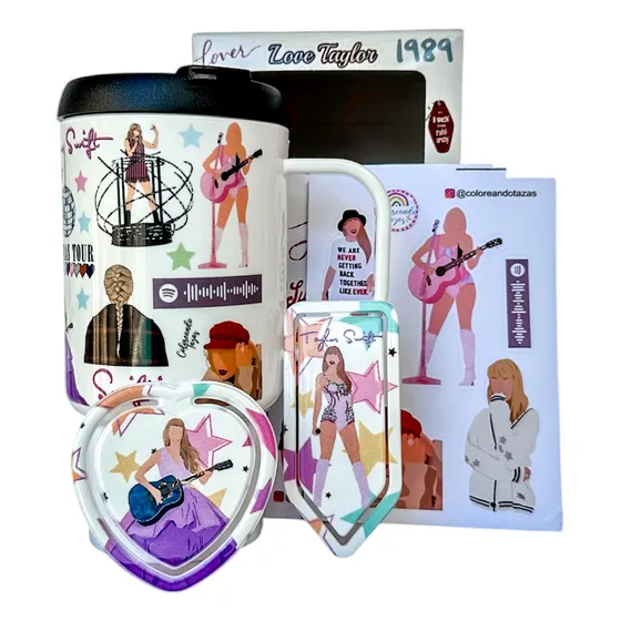 Mini Box Taylor Swift: Taza, Stickers Y Más