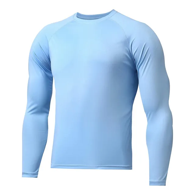 Camisa Casual Manga Larga Para Hombre Proteccion Solar Upf
