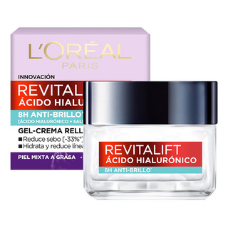 Gel Crema L'oréal Paris Ácido Hialurónico Anti Brillo 50ml Gel Crema L'oréal Paris Ácido Hialurónico Anti Brillo 50ml