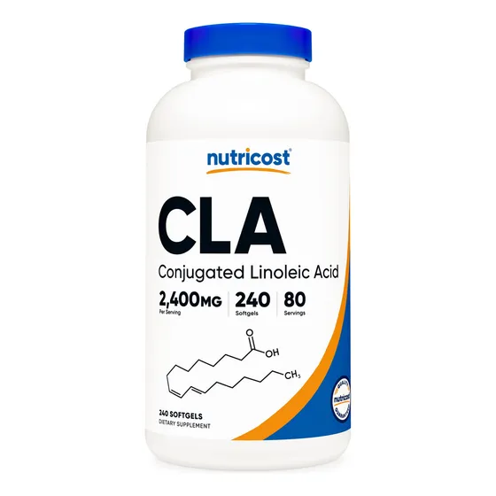 Suplemento Nutricost Cla (ácido Linoleico Conjugado) 2,4 G 2