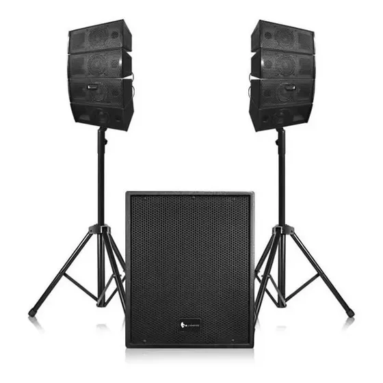 Bocina Alienpro VECTOR 15 Bluetooth 450W 2.1 Subwoofer Negro 127V USB SD