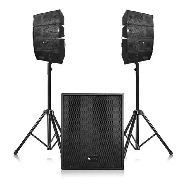 Bocina Alienpro VECTOR 15 Bluetooth 450W 2.1 Subwoofer Negro 127V USB SD