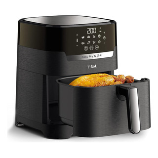 T-fal Air Fryer & Grill Combo Digital, 2-in-1, 4.4 Qrt, Negr T-fal Air Fryer & Grill Combo Digital, 2-in-1, 4.4 Qrt, Negr