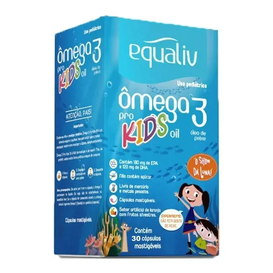 Aceite Omega 3 Pro Kids concentrado de EPA y DHA que iguala el sabor a naranja con frutas silvestres