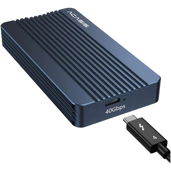 Case Externo Ssd Nvme M.2 Thunderbolt 3/4, Usb 4.0 40gbps