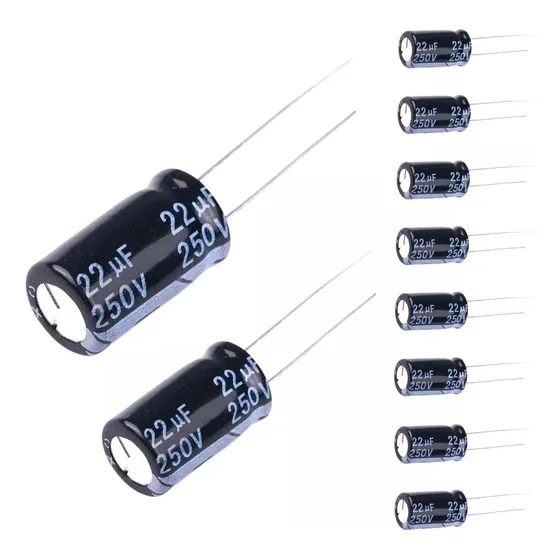 Kit 100 Capacitor Corneta Tweeter Bipolar 22uf X 250v