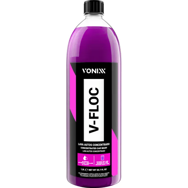 Shampoo Para Snow Foam Automotivo V-floc 1,5l Vonixx