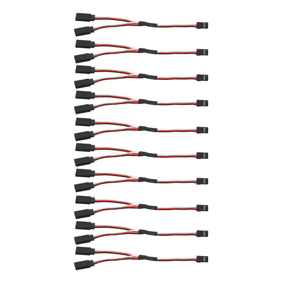 Cable De Extensión Servo De 10 Piezas, Cable De 3 Pines, Hem