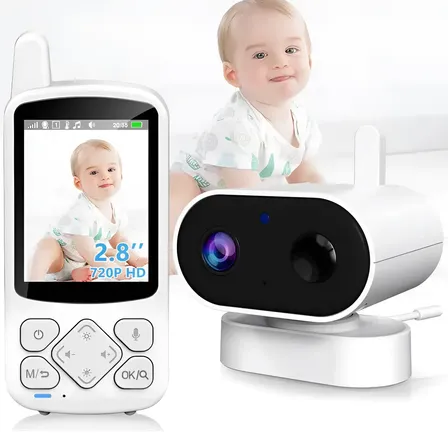 Babá Eletrônica 2.8 Hd 4x Vox Zoom Sem Internet Olanenem 127/220v Branco