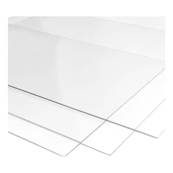 Chapa  De Acrilico Transparente Cristal 100 X 50 Cm 2mm