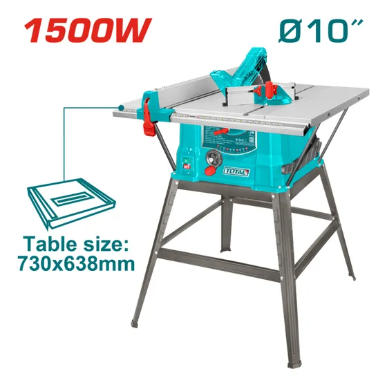 Sierra Circular De Mesa 10 Pulgadas Total - 1500w