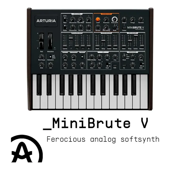 Software Arturia Minibrute V Original Licencia Oficial