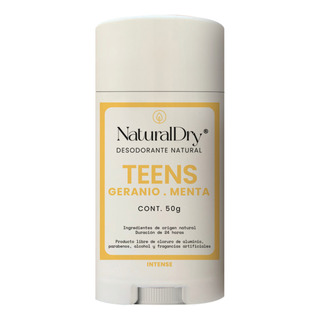 Desodorante Natural En Barra Naturaldry Teens Aroma Geranio Desodorante Natural En Barra Naturaldry Teens Aroma Geranio