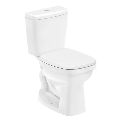 Kit Bacia Celite Com Caixa Acoplada Completo Like Branco